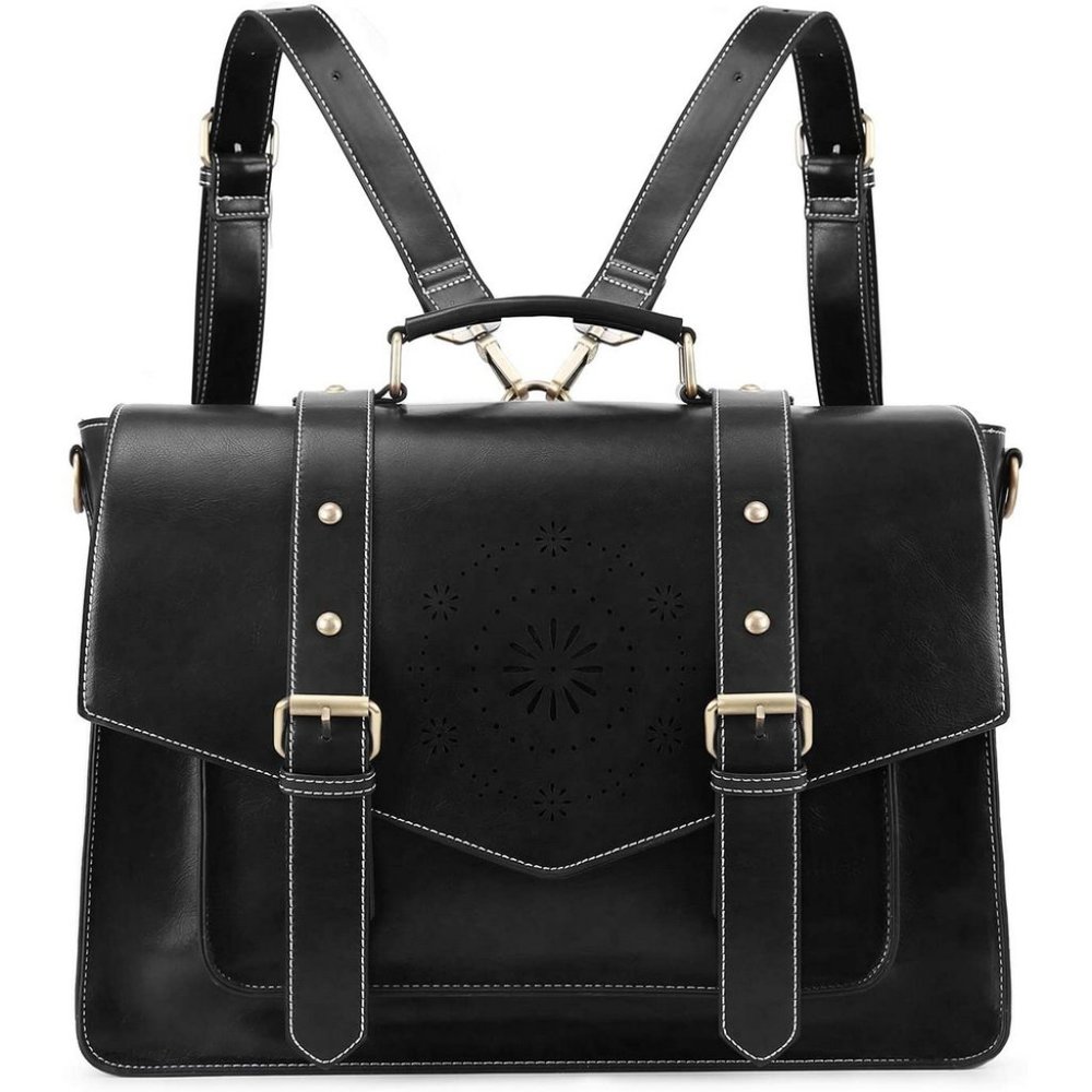 Women's casual handbag Backpack Black